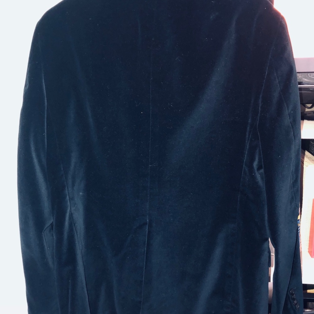 Men’s Navy Velvet Theory Blazer